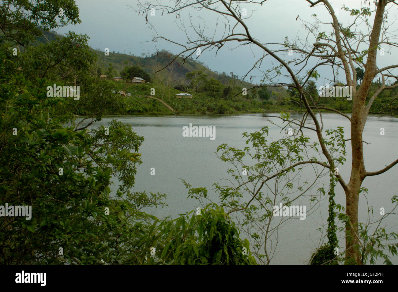 Beautiful Boga Lake at Ruma in Bandarban hill district. Bangladesh
