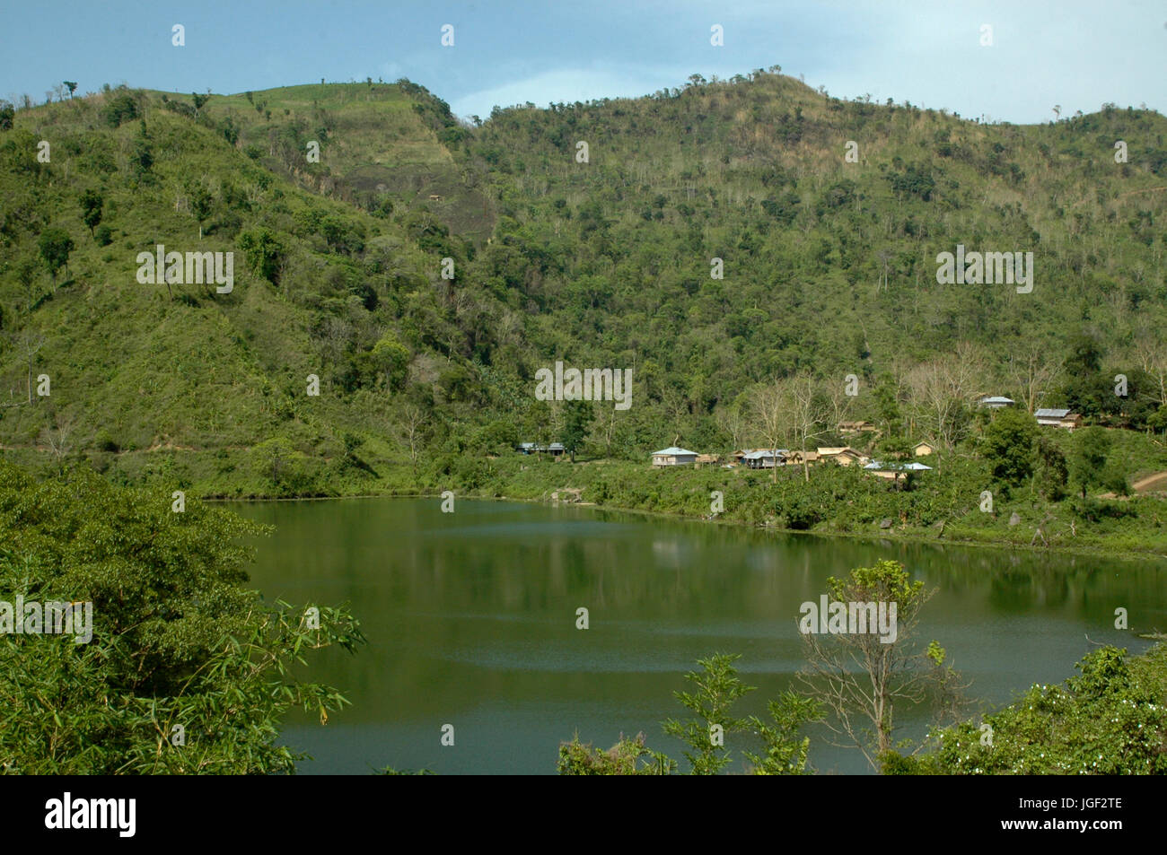 Beautiful Boga Lake at Ruma in Bandarban hill district. Bangladesh