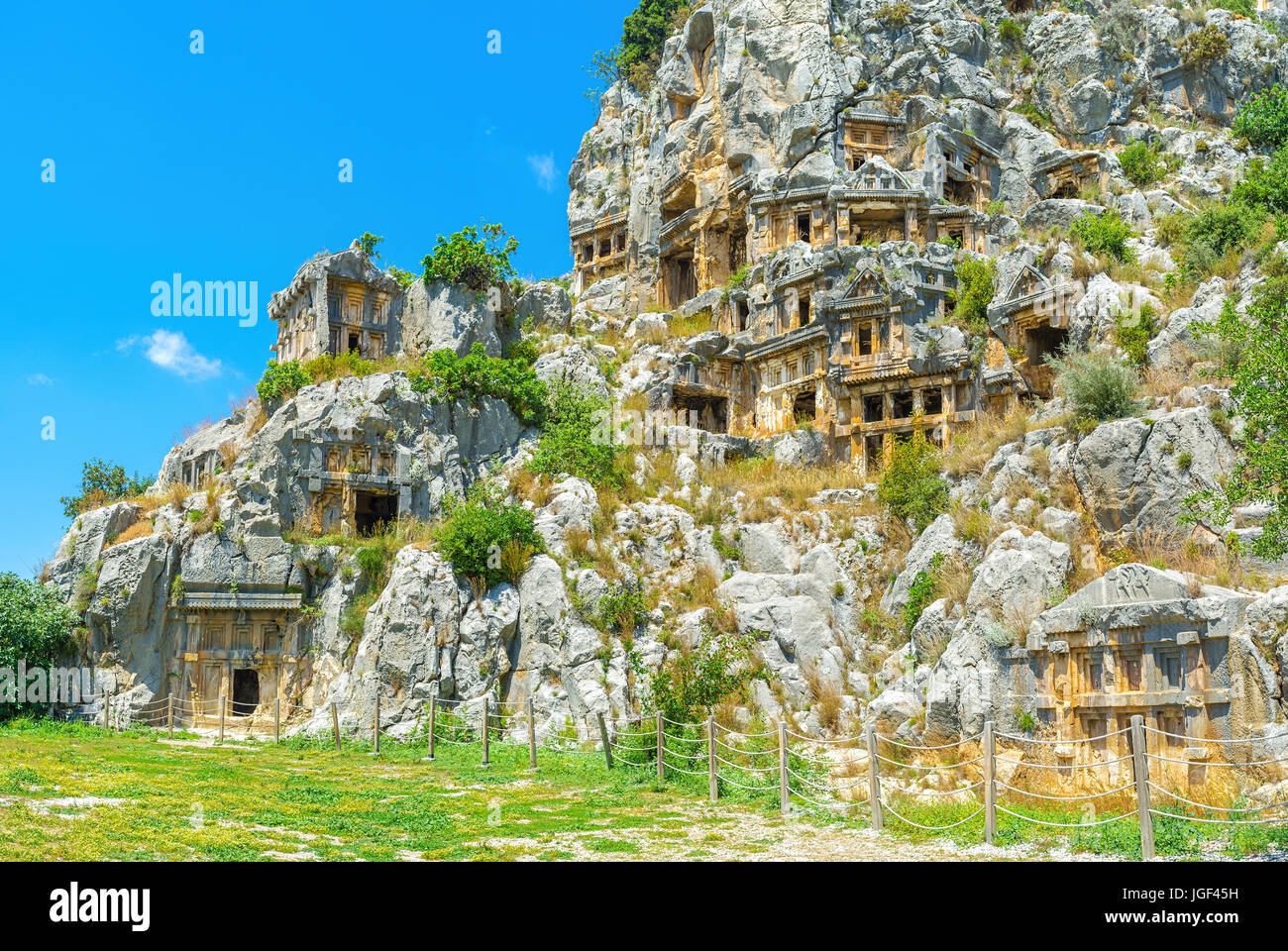 The Rock-cut Tombs Are The Only Remainings Of Ancient Lycian City Myra ...