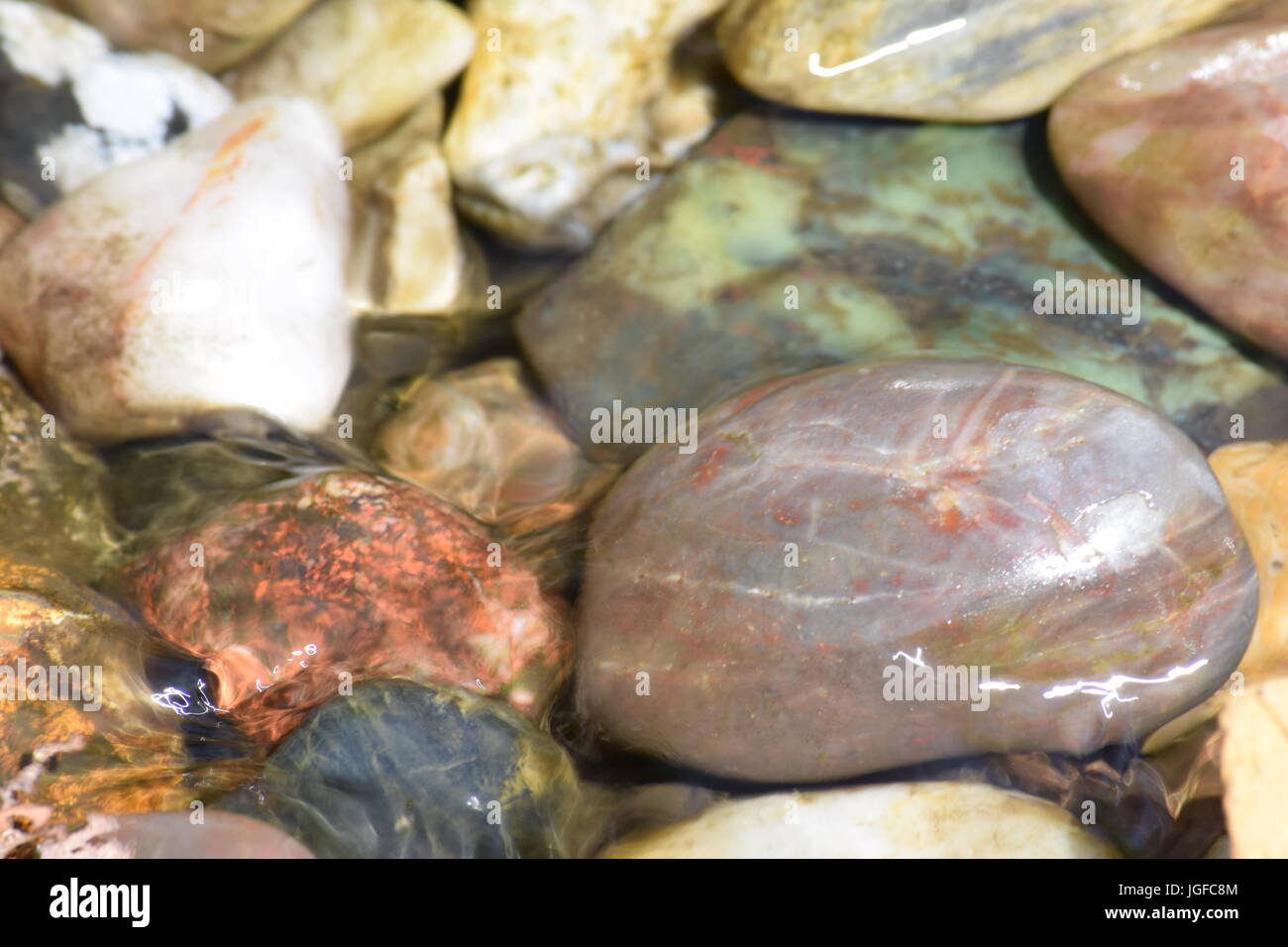 Pebbles in stream hi-res stock photography and images - Alamy