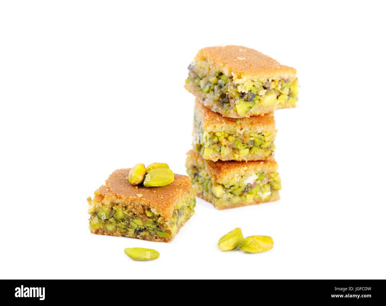 Arabic pistachios sweets Stock Photo Alamy