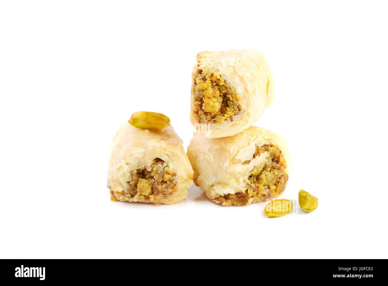 Arabic pistachios sweets Stock Photo Alamy
