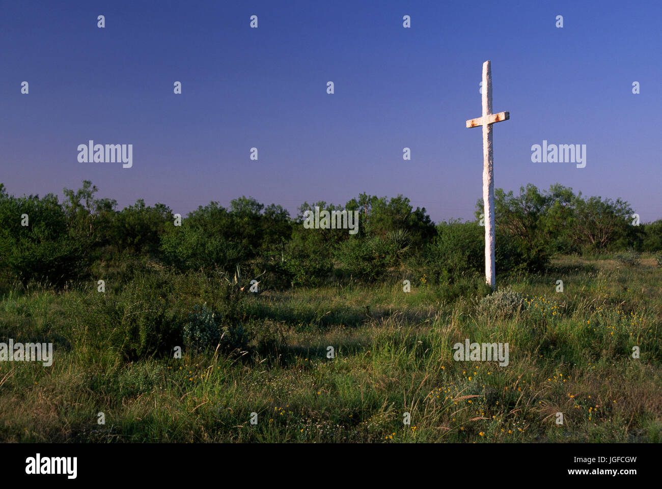 Cross, Kinney County, Texas Stock Photo