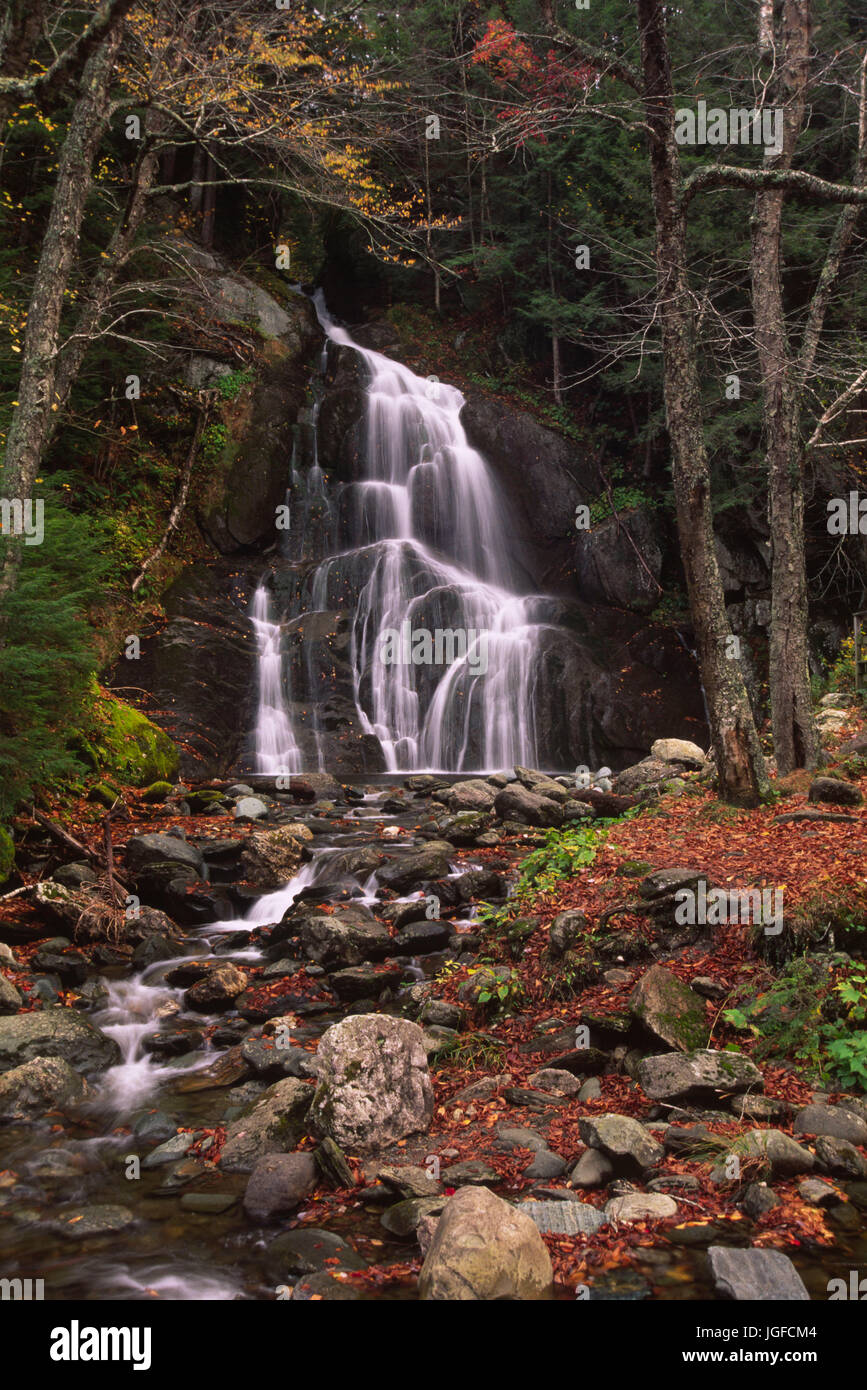 Moss Glen Falls, Green Mountain National Forest, Vermont Stock Photo