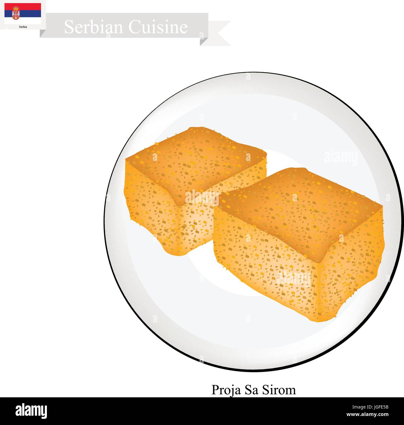 Proja sa sirom Stock Vector Images Alamy