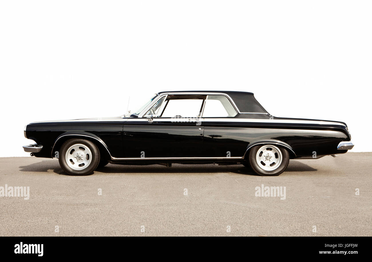 Black vintage car Stock Photo