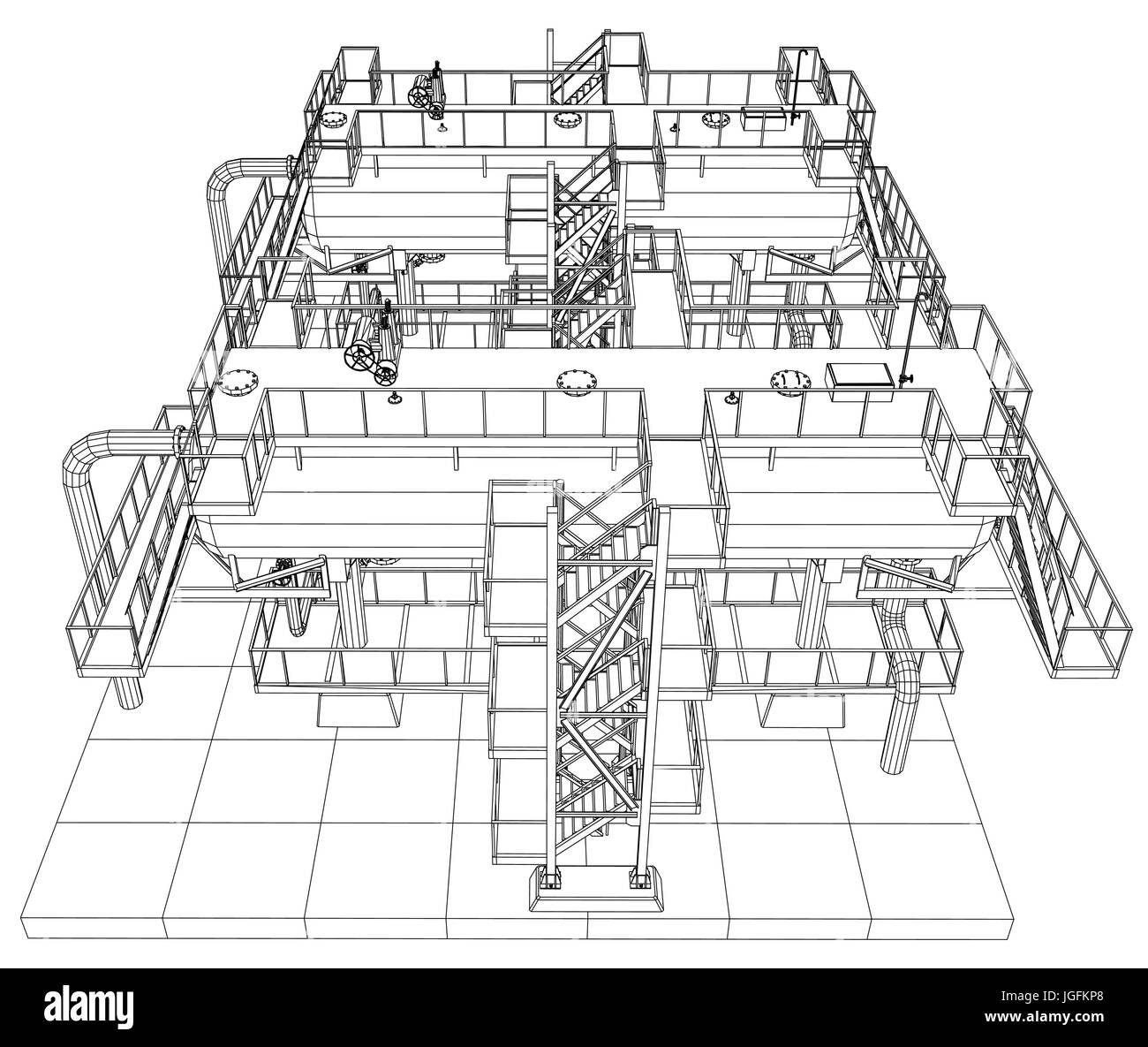 Oil and Gas industrial equipment Stock Vector Image & Art Alamy