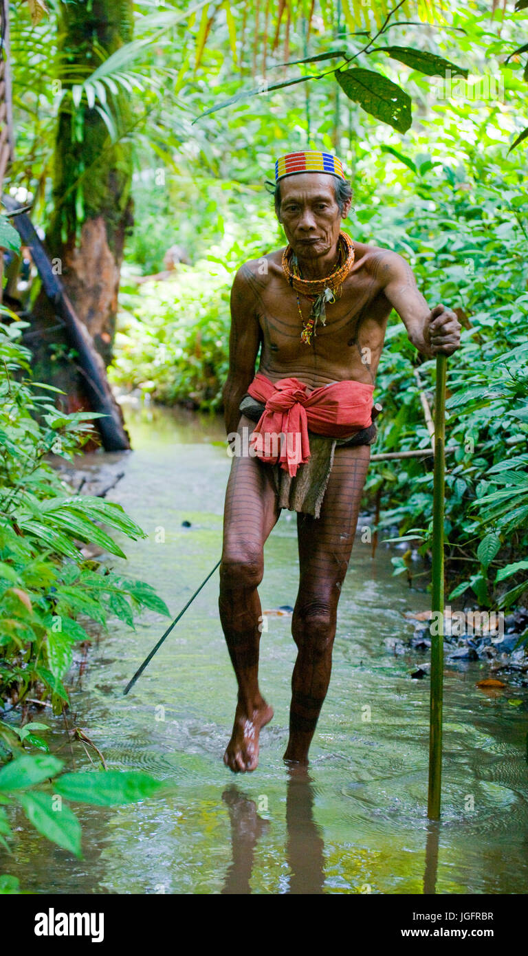 MENTAWAI PEOPLE, WEST SUMATRA, SIBERUT ISLAND, INDONESIA – 03 OKTOBER ...