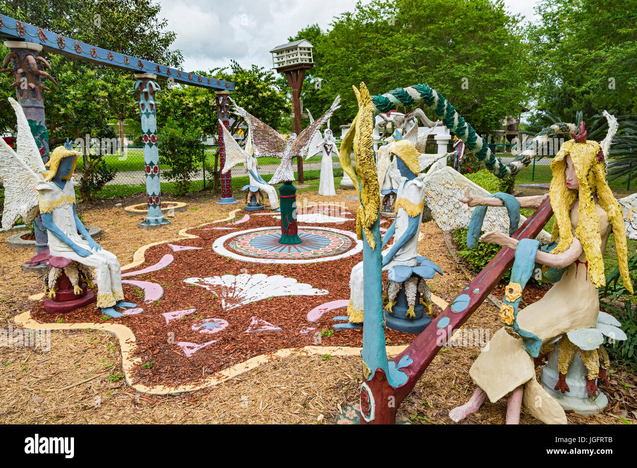 Louisiana, Terrebonne Parish, Chauvin Sculpture Garden, The Art of