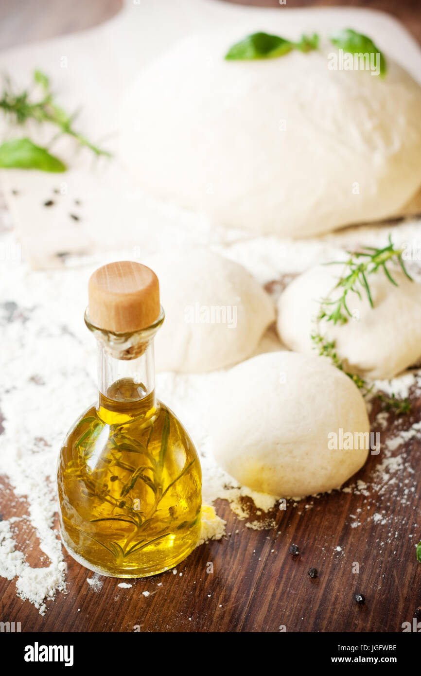 Fresh homemade yeast dough Stock Photo - Alamy