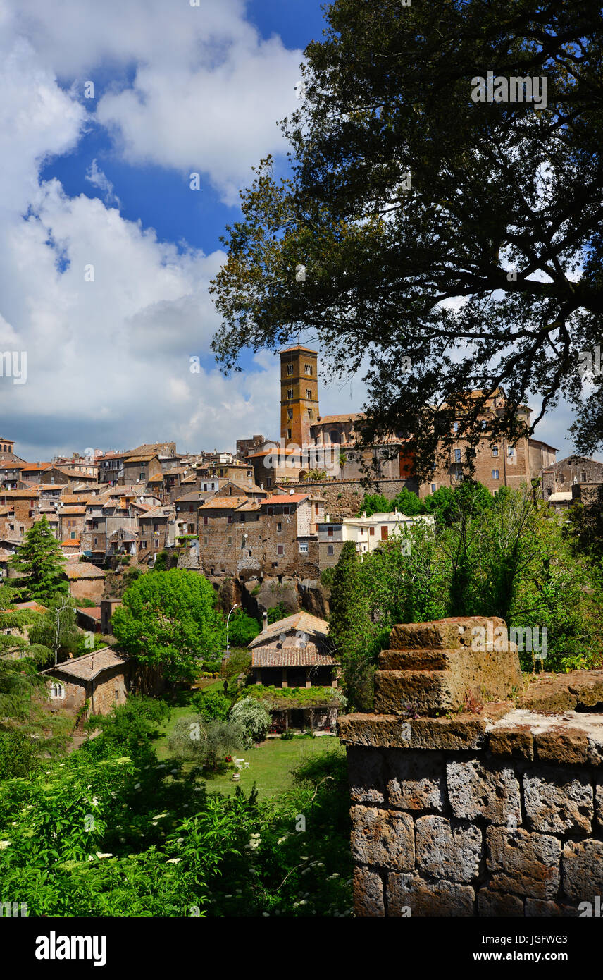 View of the ancient medieval city of Sutri, near Rome Stock Photo Alamy