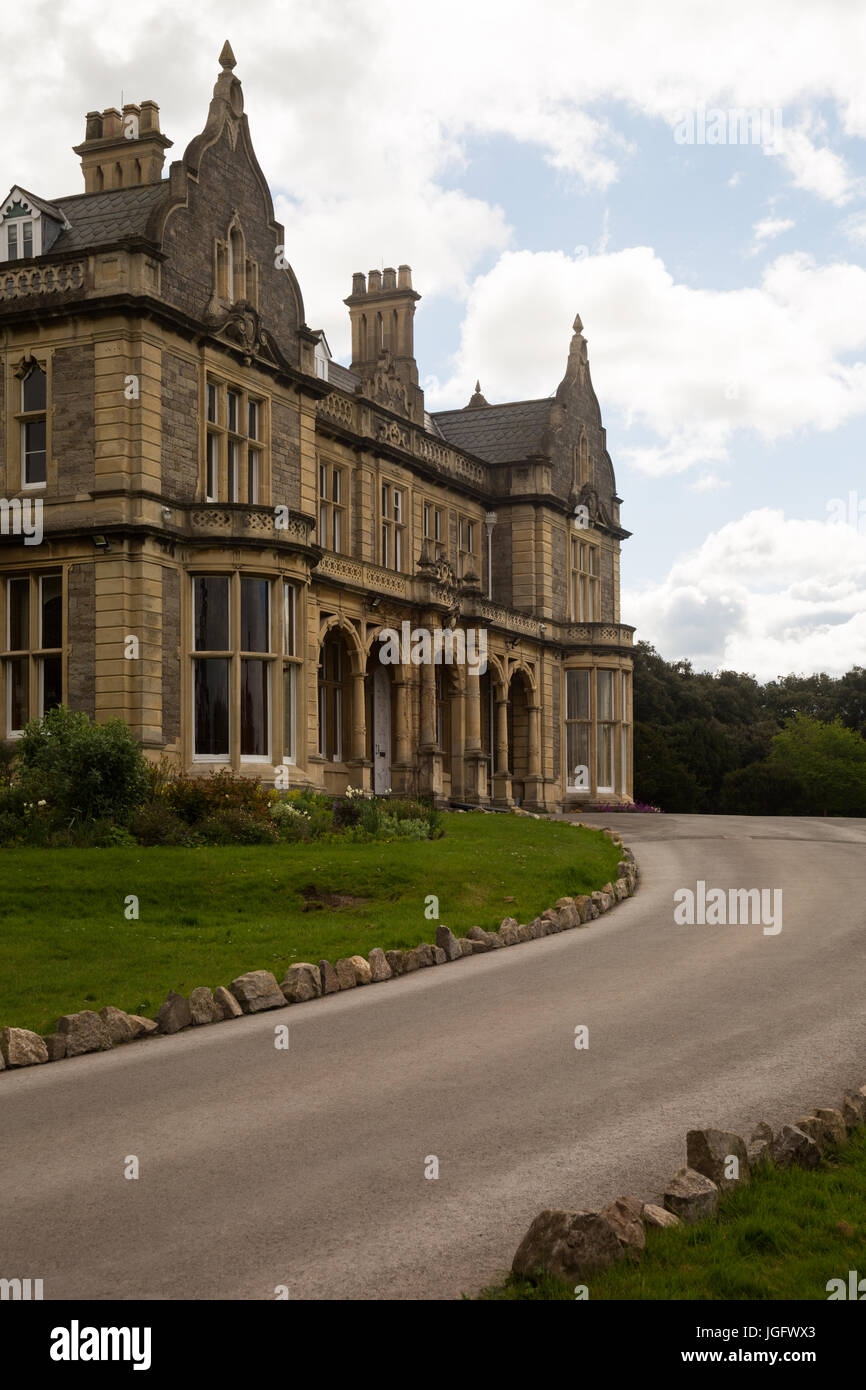 View of Clevedon Hall Hotel, Clevedon near Bristol, Somerset a former