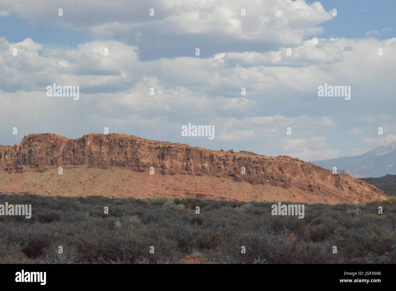 Moab Red Rocks Stock Photo Alamy