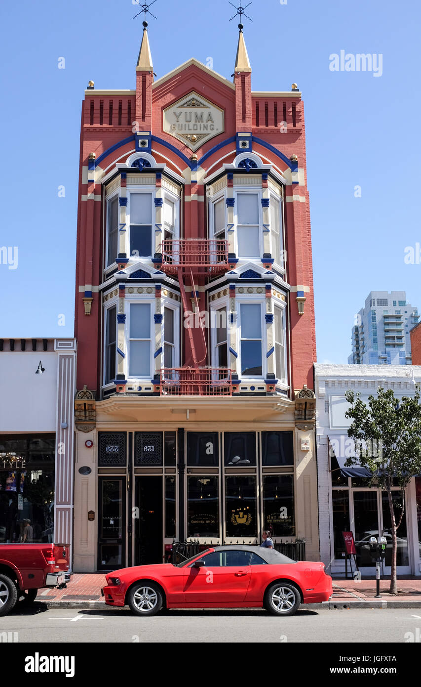 Yuma Building, San Diego, California Stock Photo