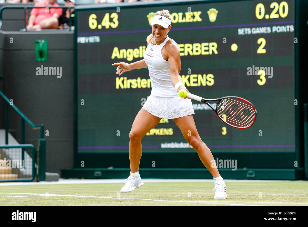 London, UK, 6th July 2017: German tennis player Angelique Kerber in ...