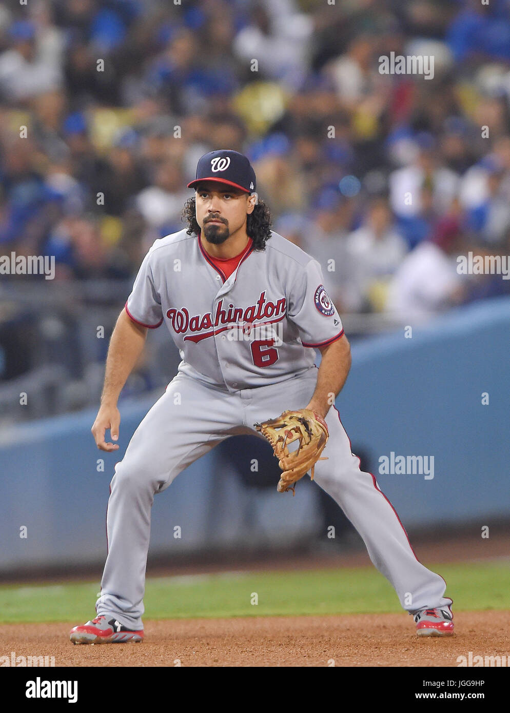 Los Angeles, California, USA. 5th June, 2017. Anthony Rendon (Nationals ...
