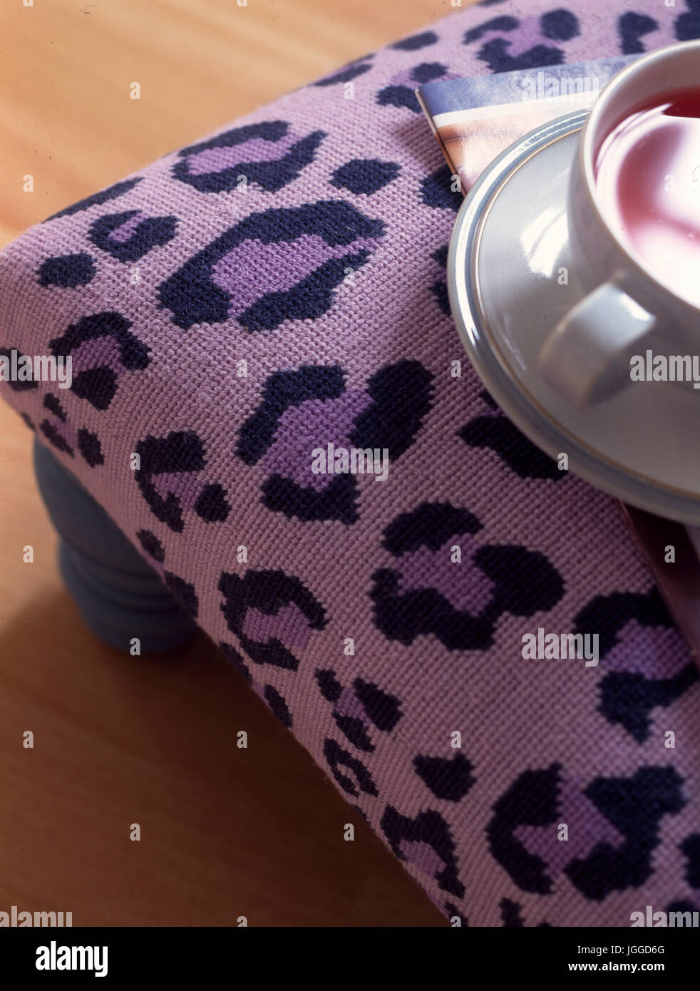 Mauve footstool 2024