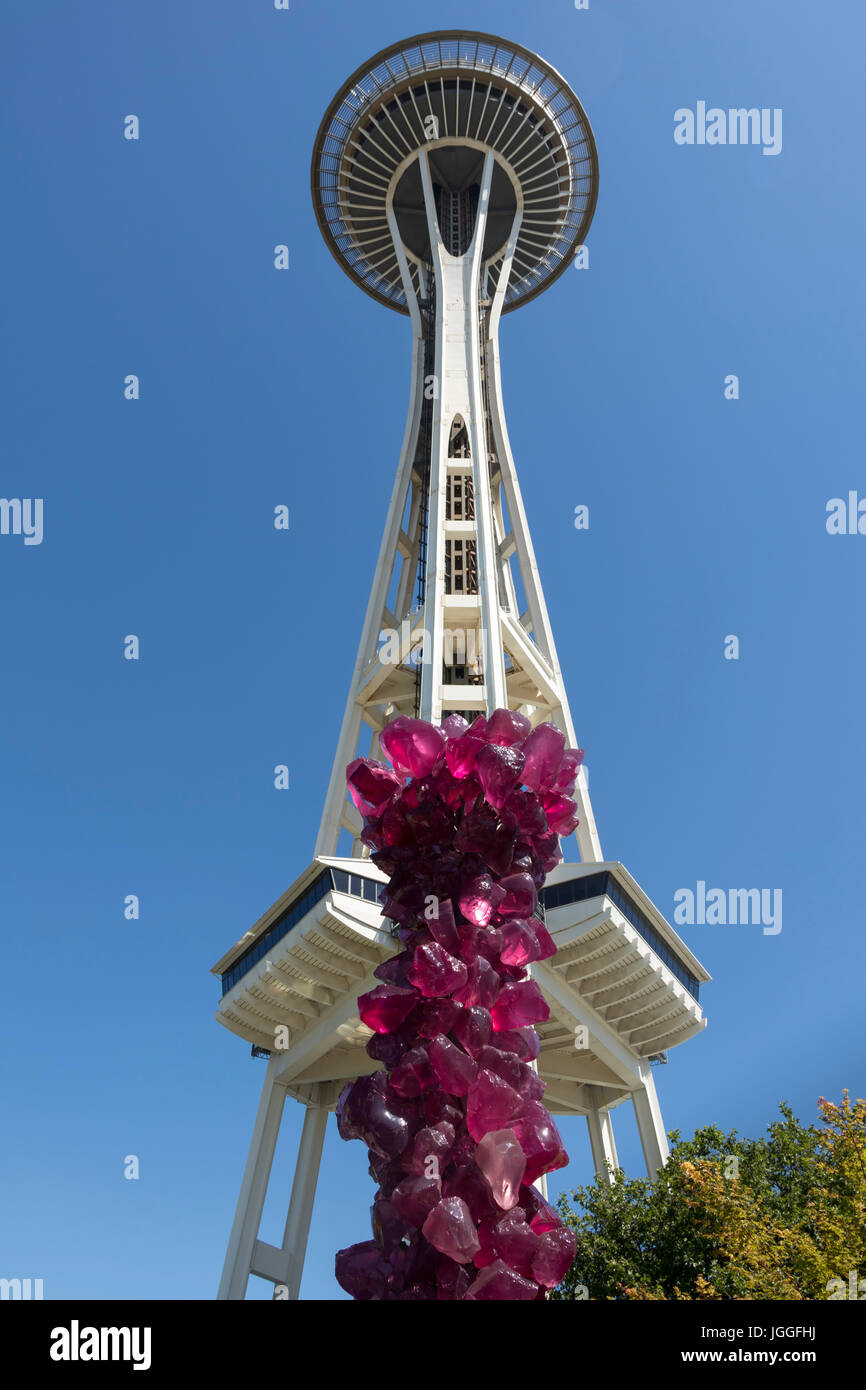 Chihuly Garden and Glass, Seattle Center, Washginton State Stock Photo
