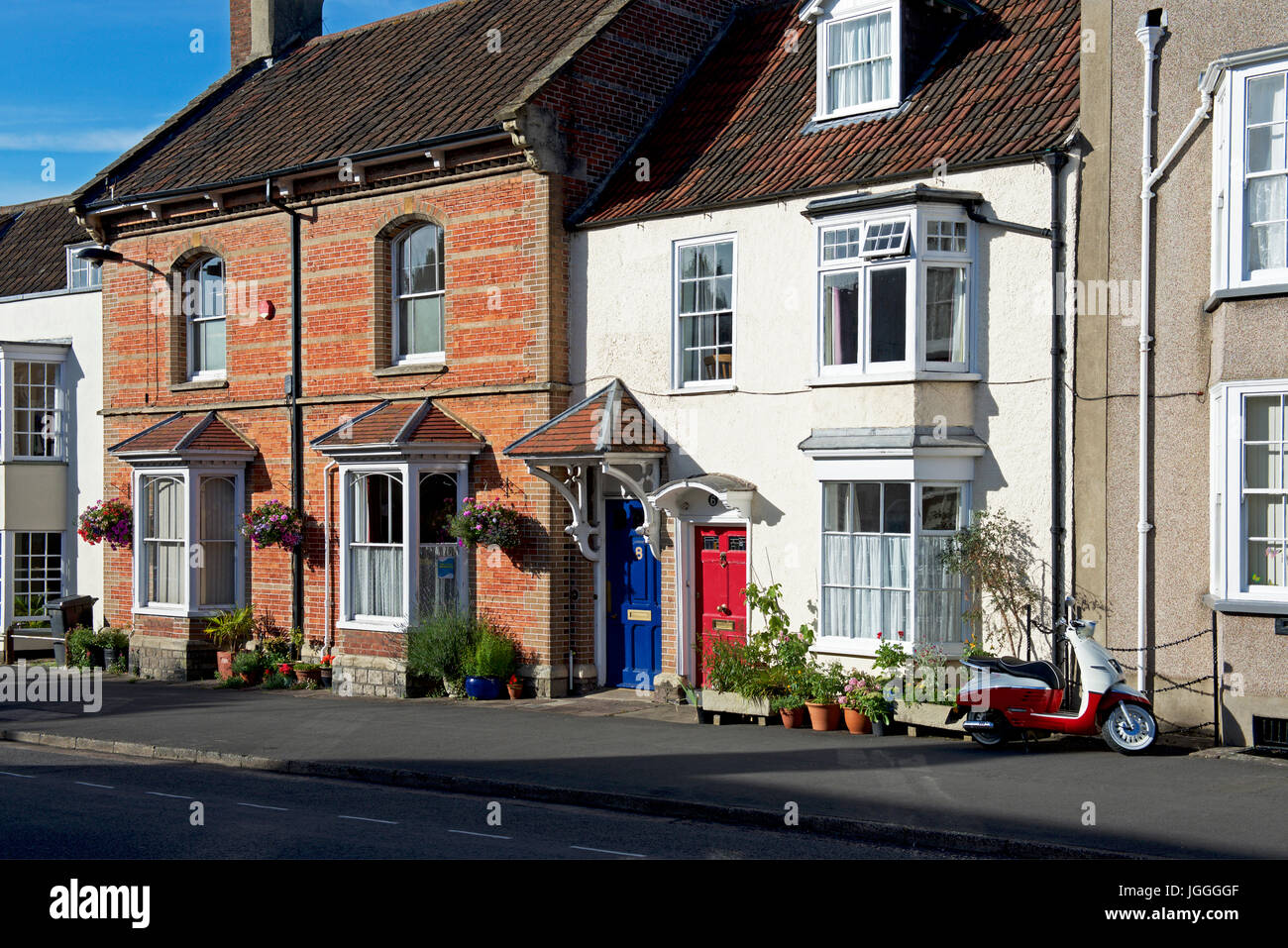 Houses in Thornbury, Gloucestershire, England UK Stock Photo Alamy
