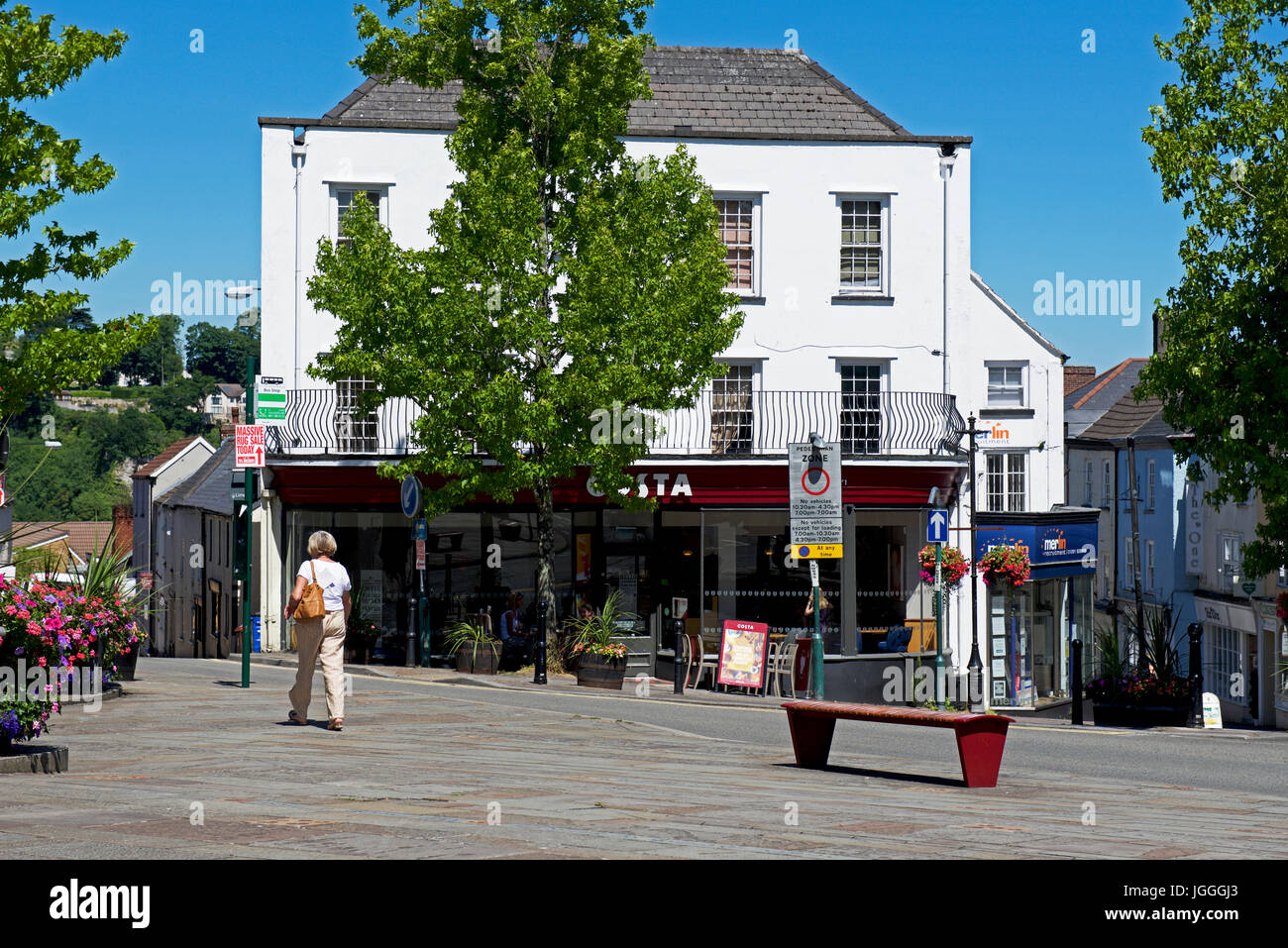 Chepstow, Monmouthshire, Wales UK Stock Photo Alamy