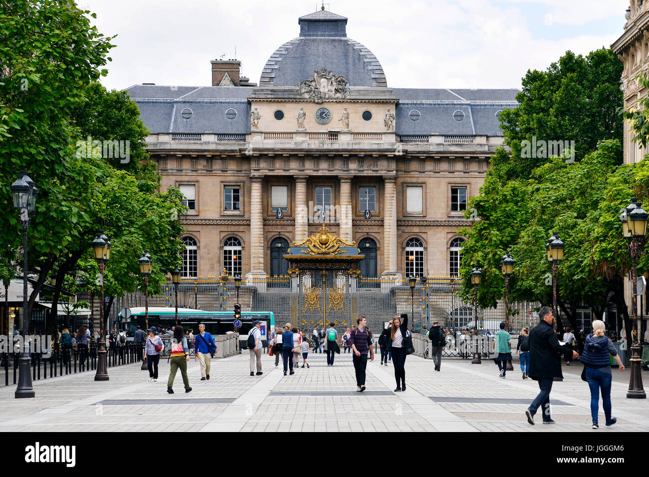 Main court of Justice, Paris, France Stock Photo