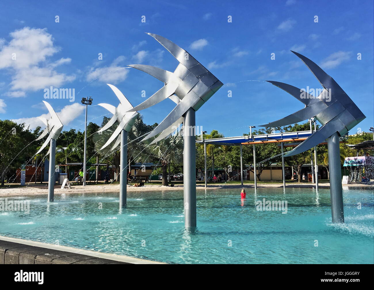 Fish sculpture cairns hires stock photography and images Alamy