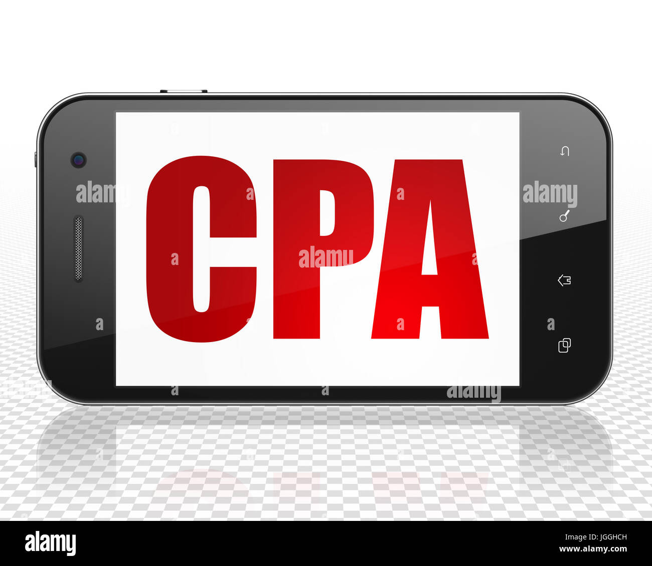 Cpa Display Label Business concept: Smartphone with CPA on display Stock Photo - Alamy