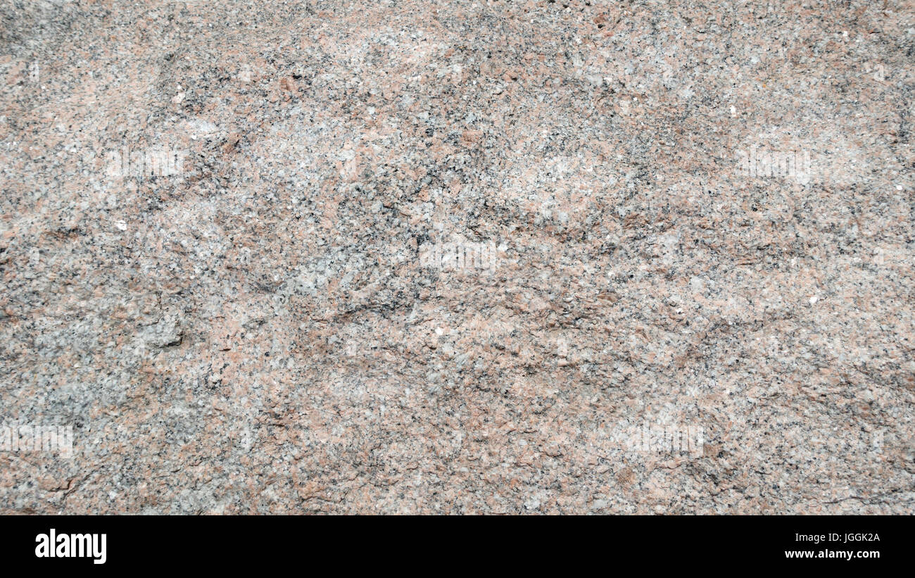 granite rock surface rough cut Stock Photo
