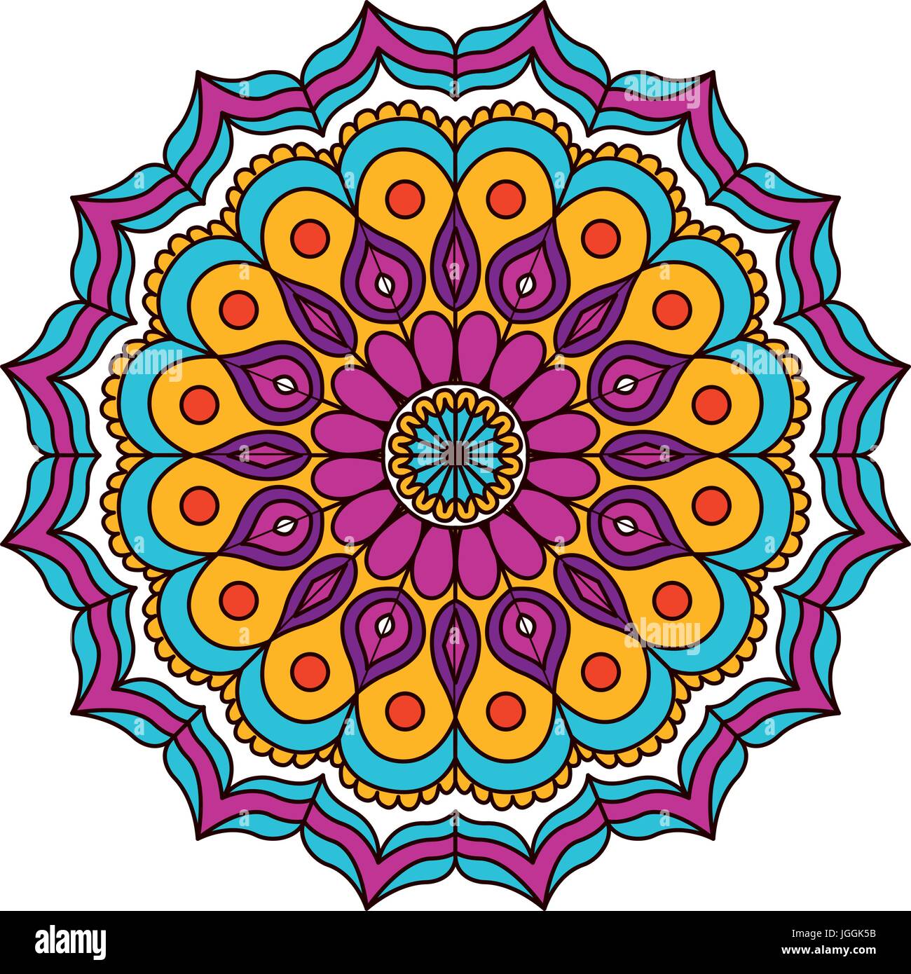 colorful mandala designs