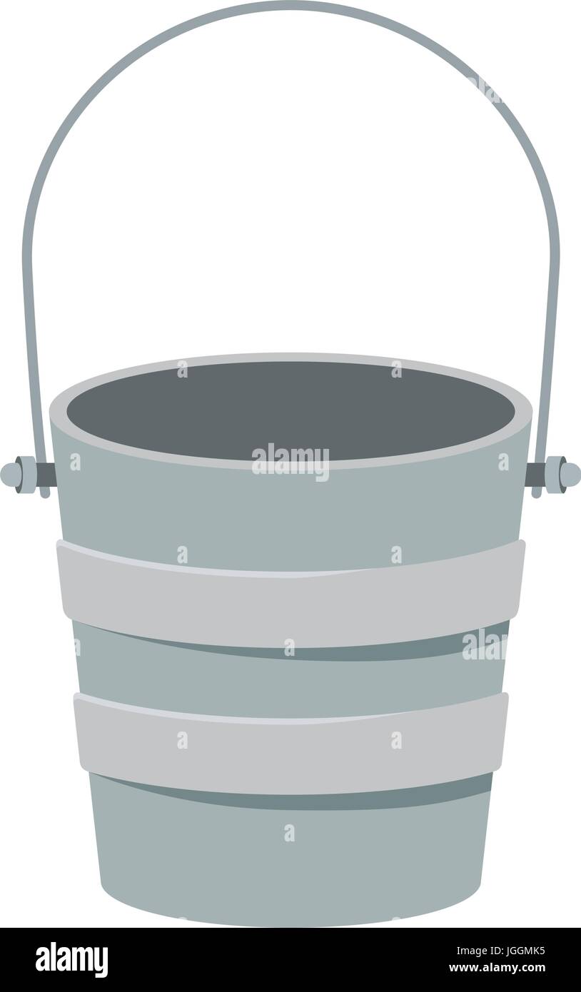 Metallic Bucket Vector Carry metal bucket Stock Vector Images - Alamy