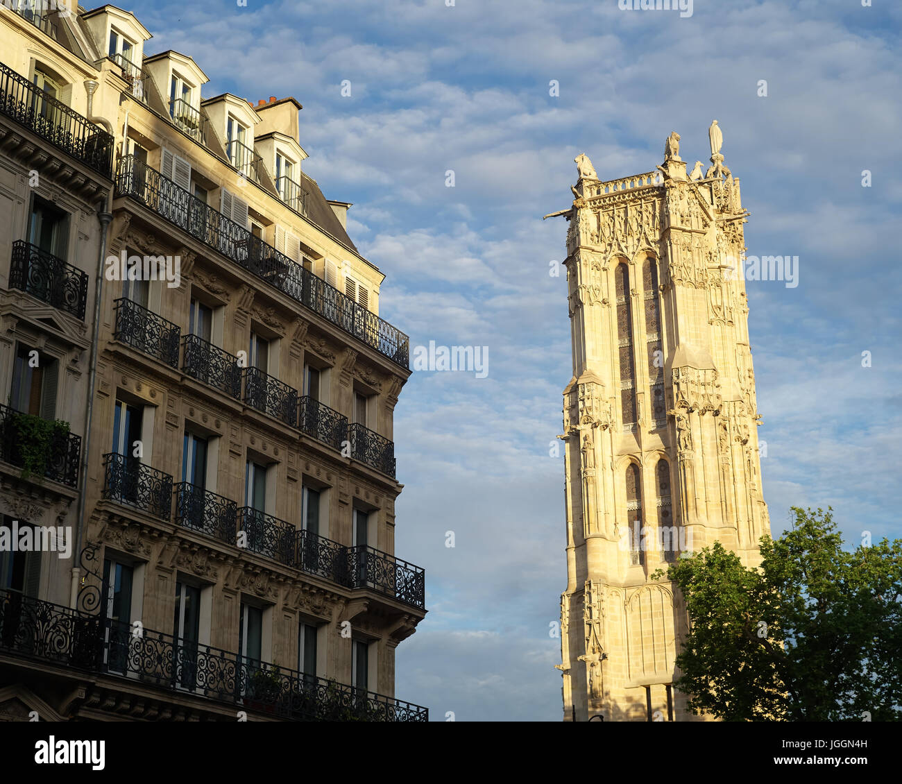 Church Of Saint Jacques De La Boucherie High Resolution Stock