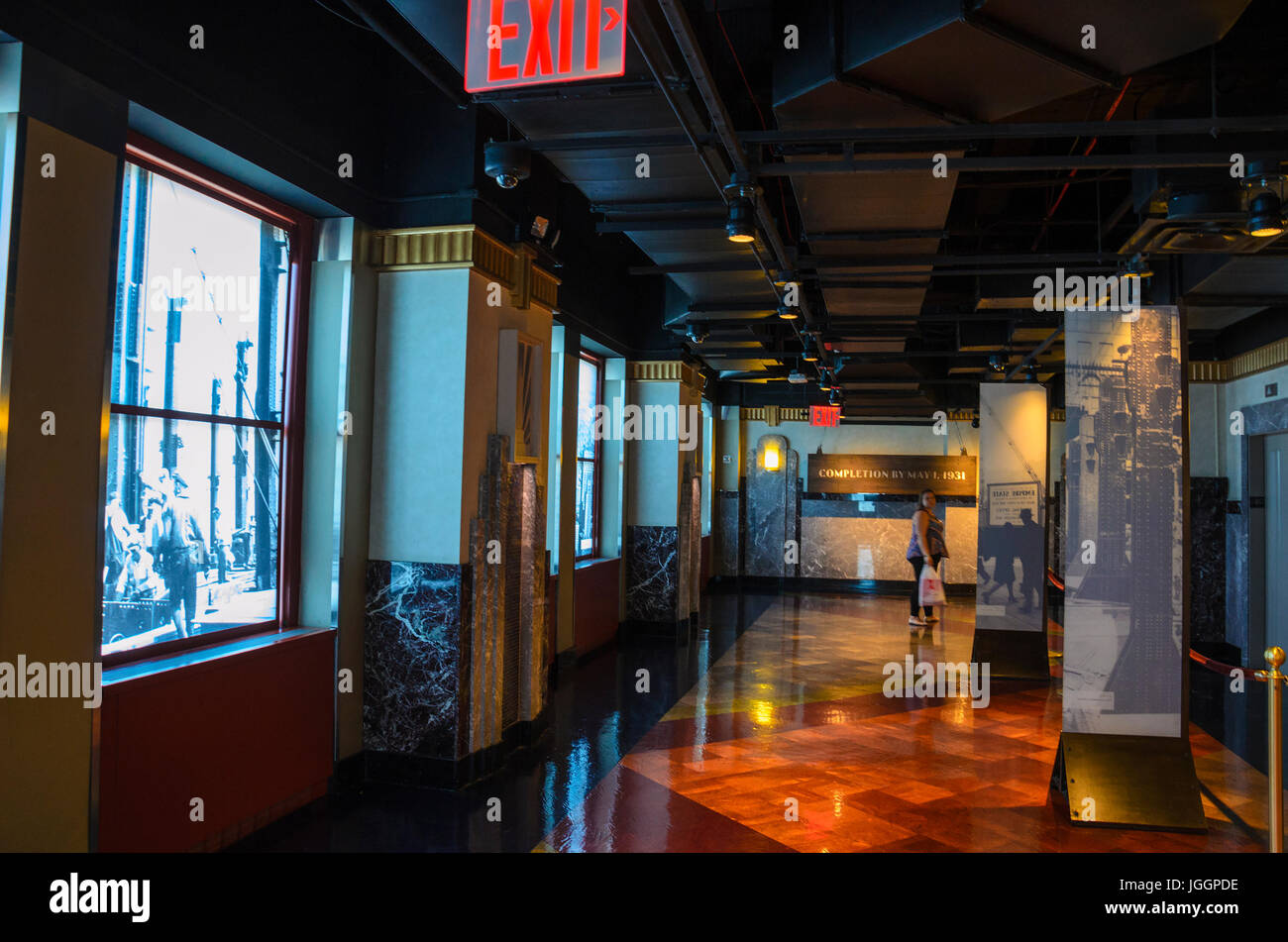 Interior Of The Empire State Building Located In The Financial