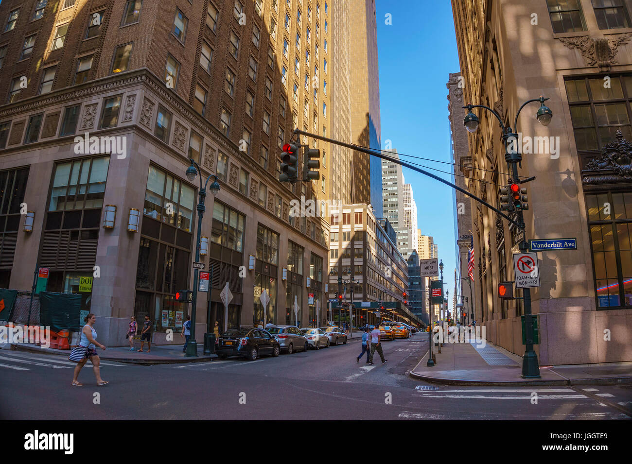 Urban view at the center of New York city. Architectural Buildings and