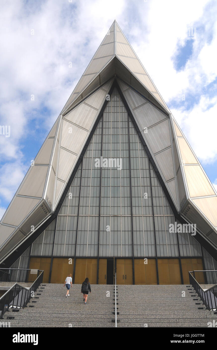 United States Air Force Academy Cadet Chapel, Colorado Springs ...
