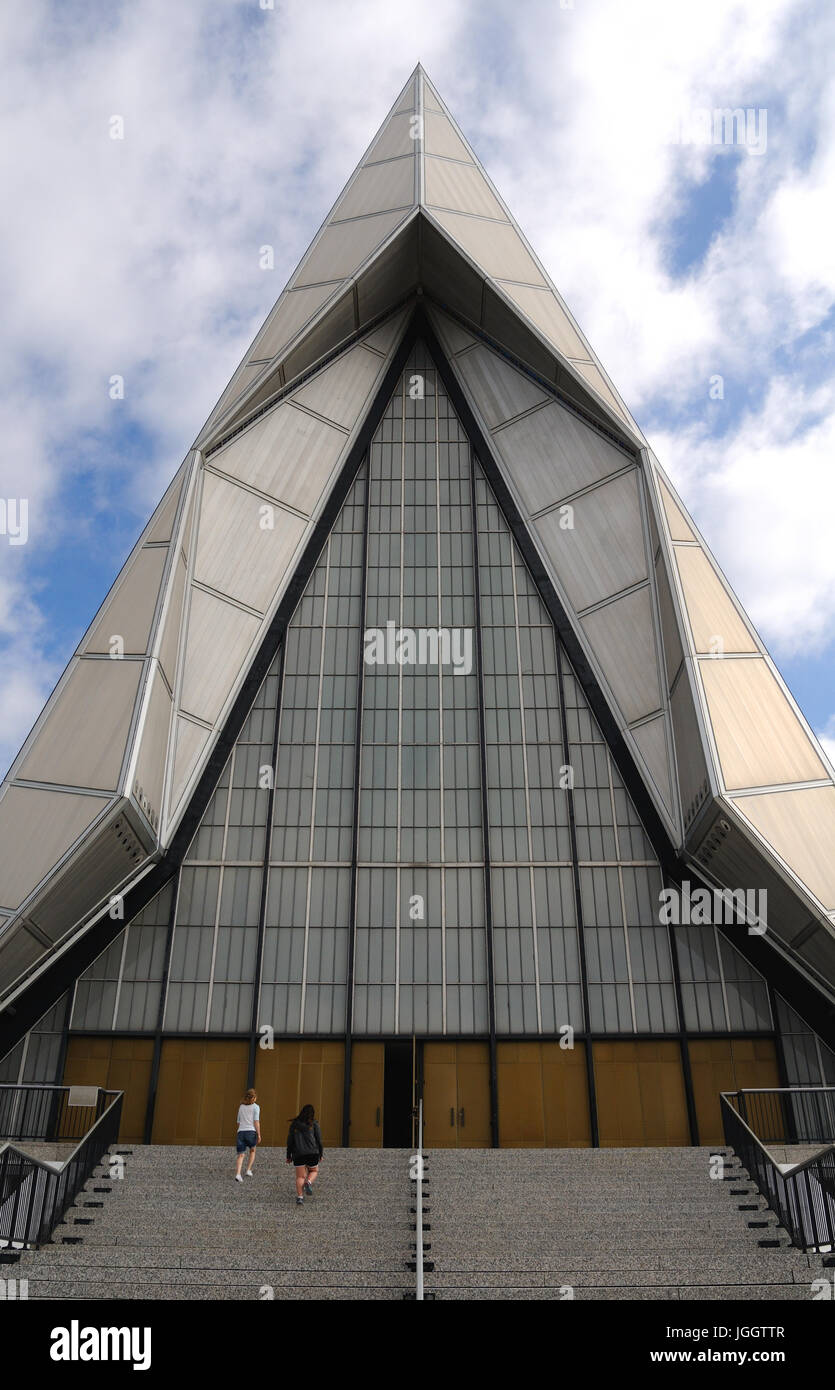 United States Air Force Academy Cadet Chapel, Colorado Springs ...