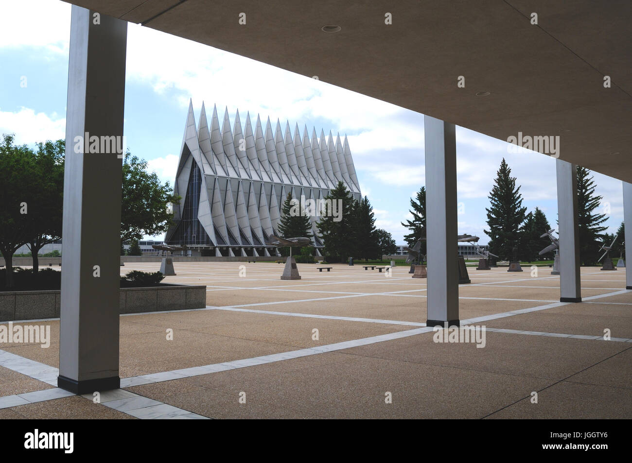 United States Air Force Academy Cadet Chapel, Colorado Springs ...