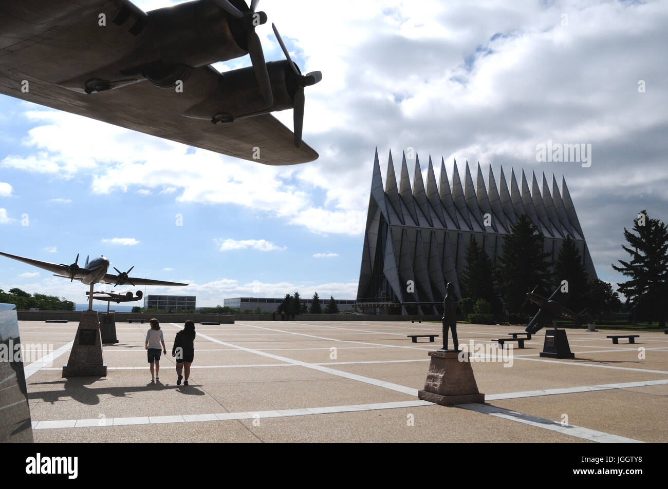 United States Air Force Academy Cadet Chapel, Colorado Springs ...