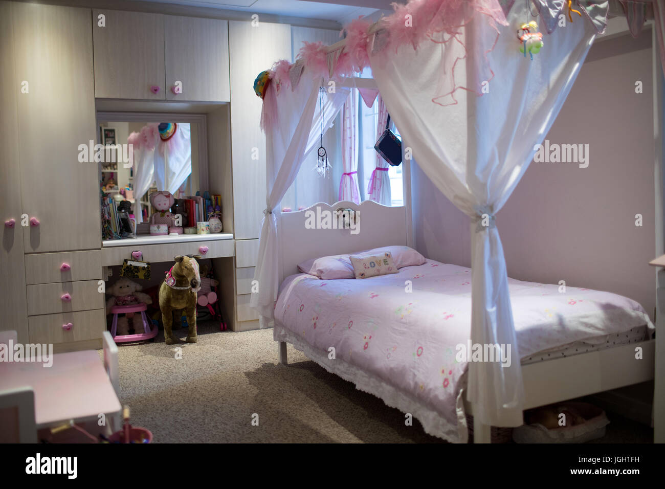 Argos mia four poster cheap bed