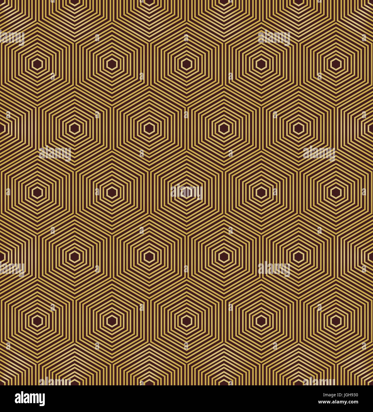 Seamless Abstract Pattern With Hexagons Stock Photo - Alamy