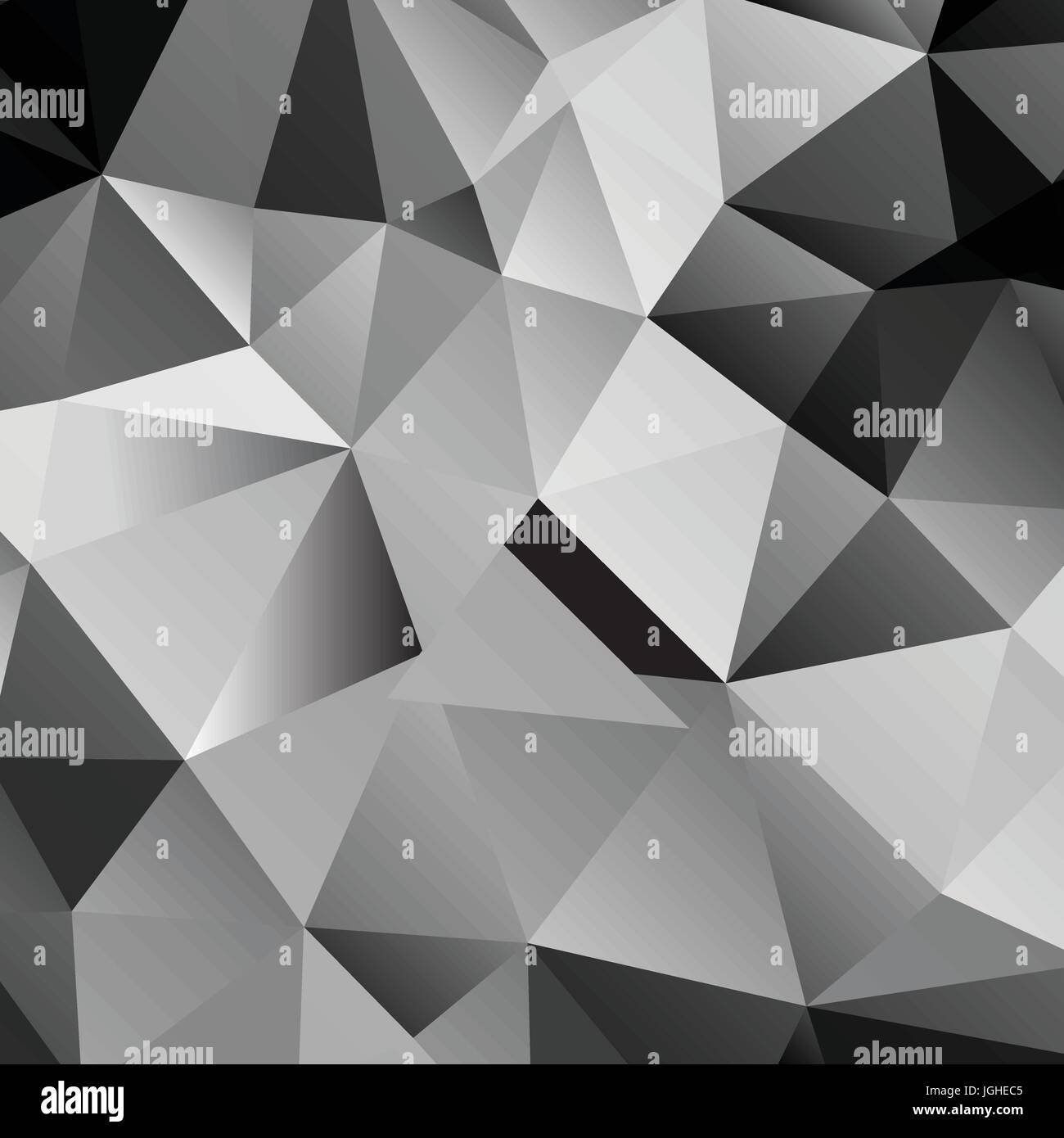 Abstract black and white background of polygons Stock Vector Image ...