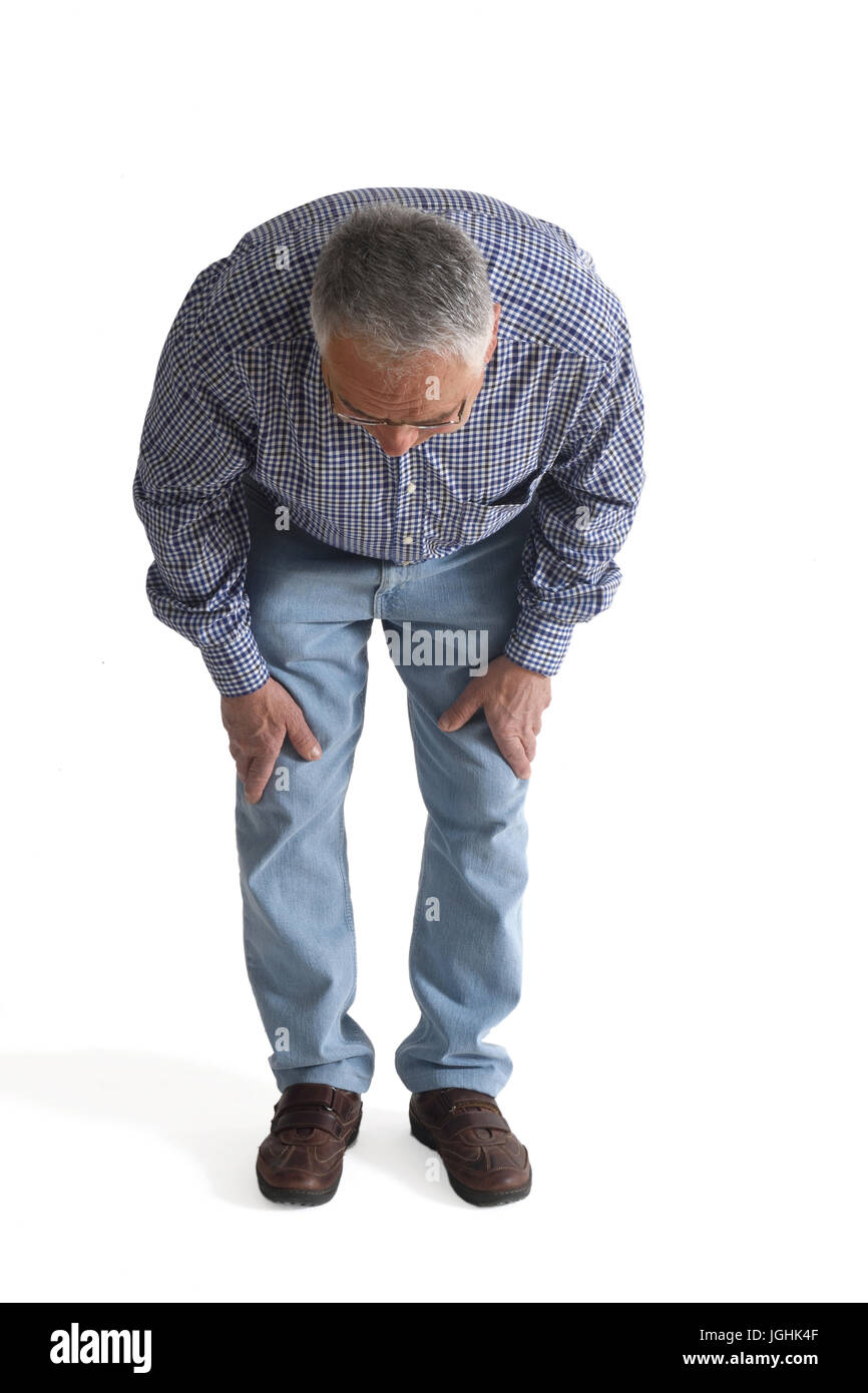 Man Finding Things Man looking for a thing he has lost Stock Photo - Alamy