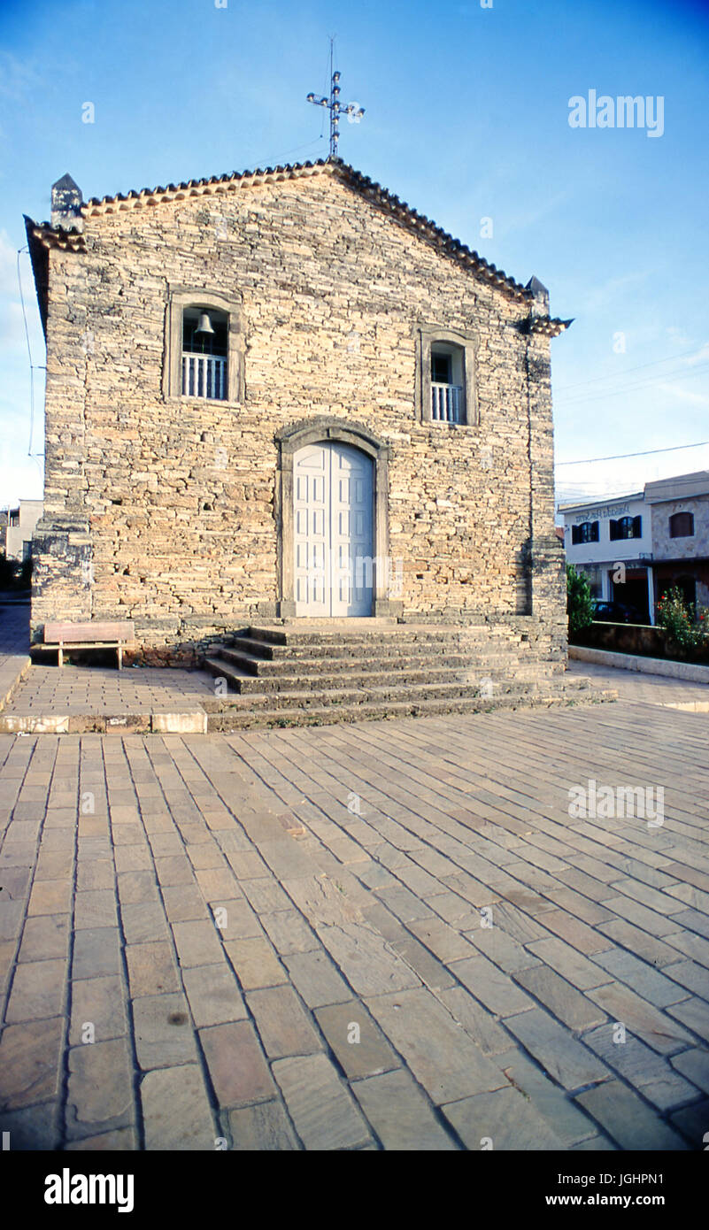 Rosario Church, São Thome das Letras- Minas Gerais Stock Photo