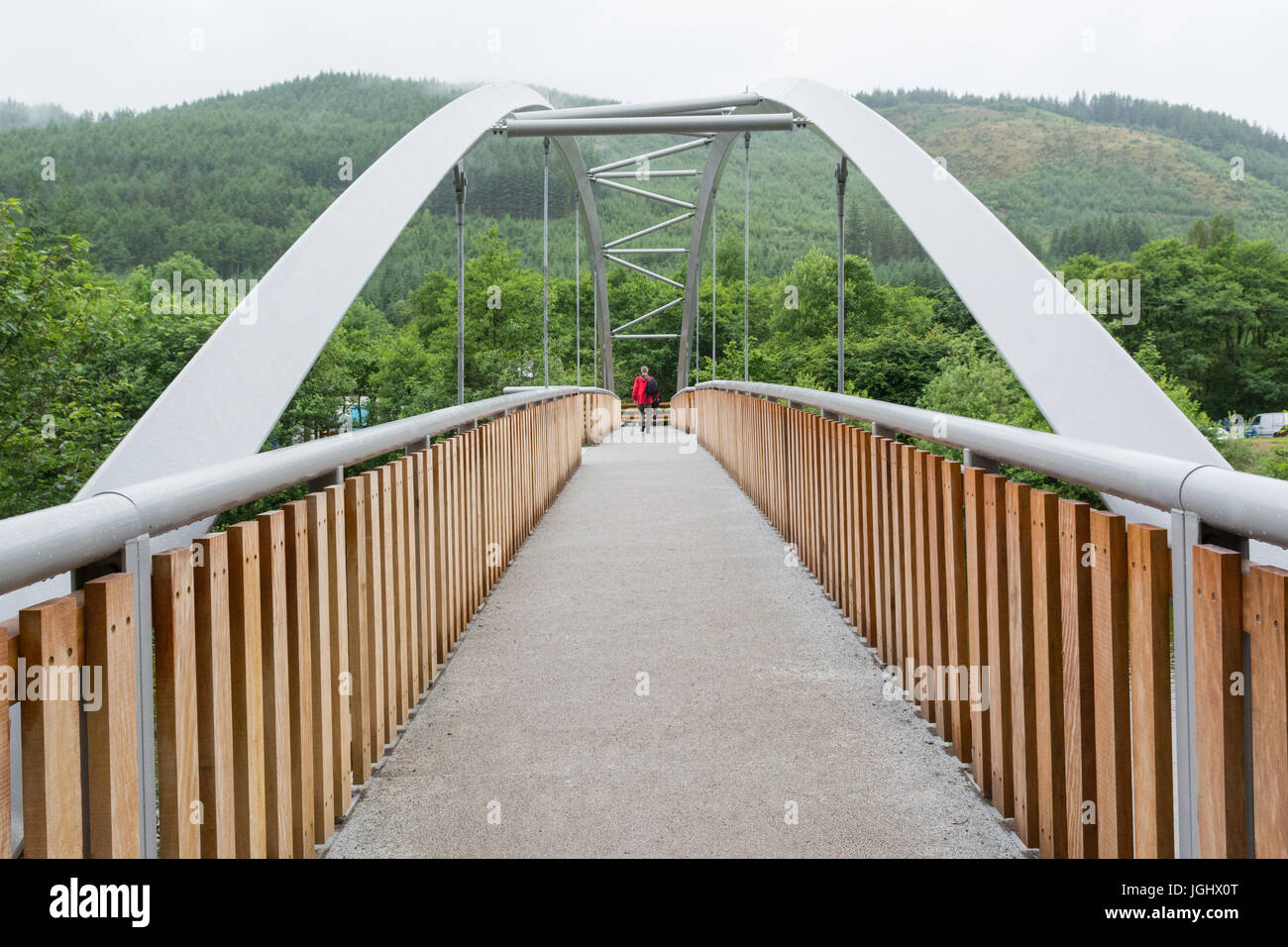 Glen Nevis Visitor Centre, Fort William new bridge over River Nevis