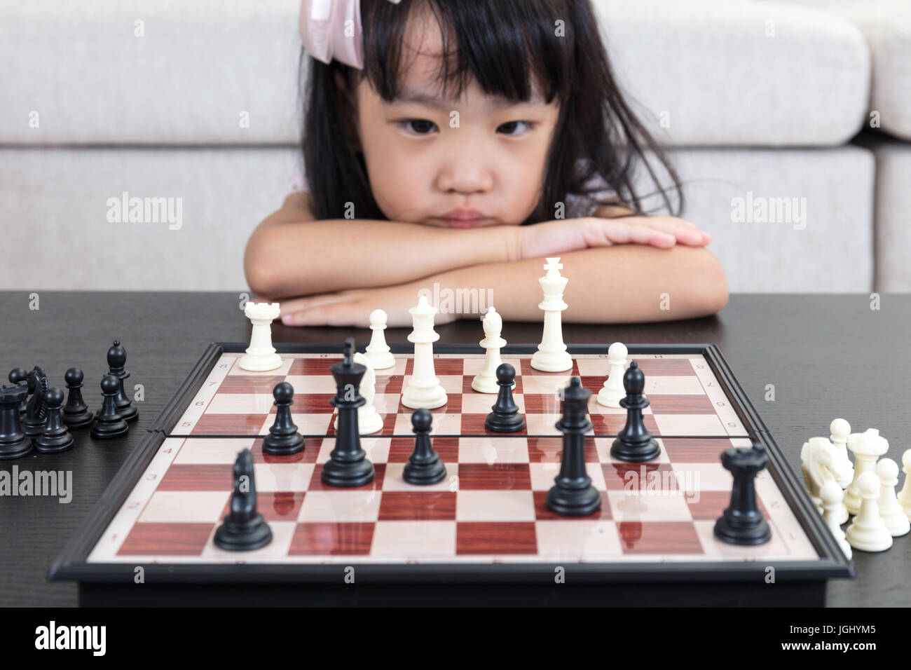 Little Clever Boy Playing Chess Online Stock Photo - Image of monitor,  home: 62046156