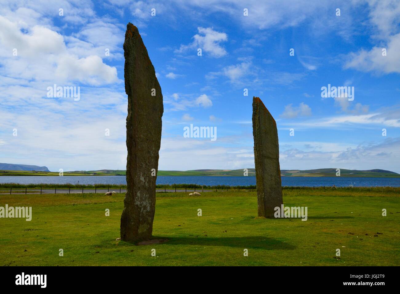 Stones of Stenness Stock Photo
