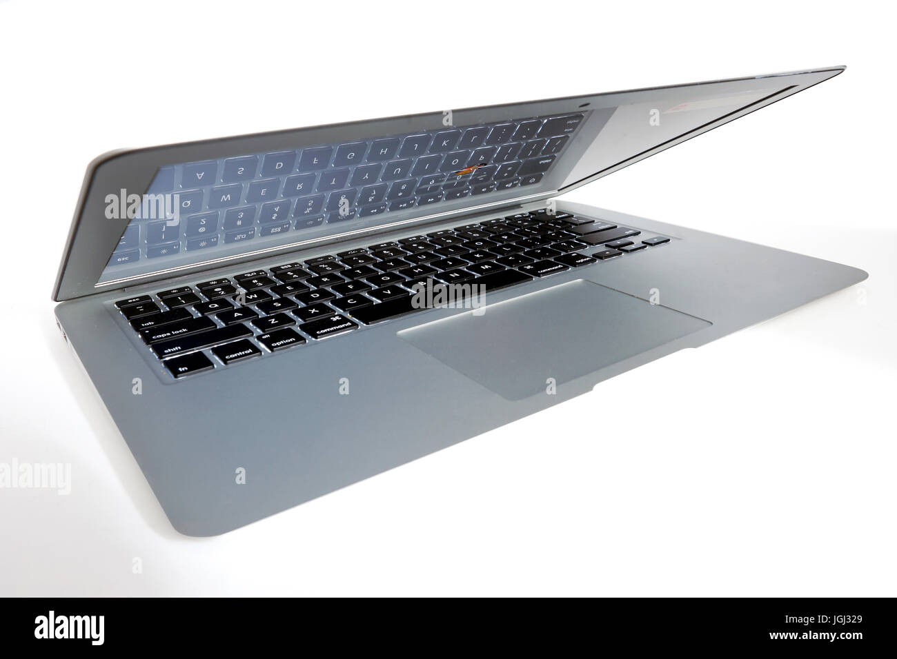 Montreal, Canada, 7 July, 2017. Image of a Macbook Air on white background.Credit:Mario Beauregard/Alamy Live News Stock Photo