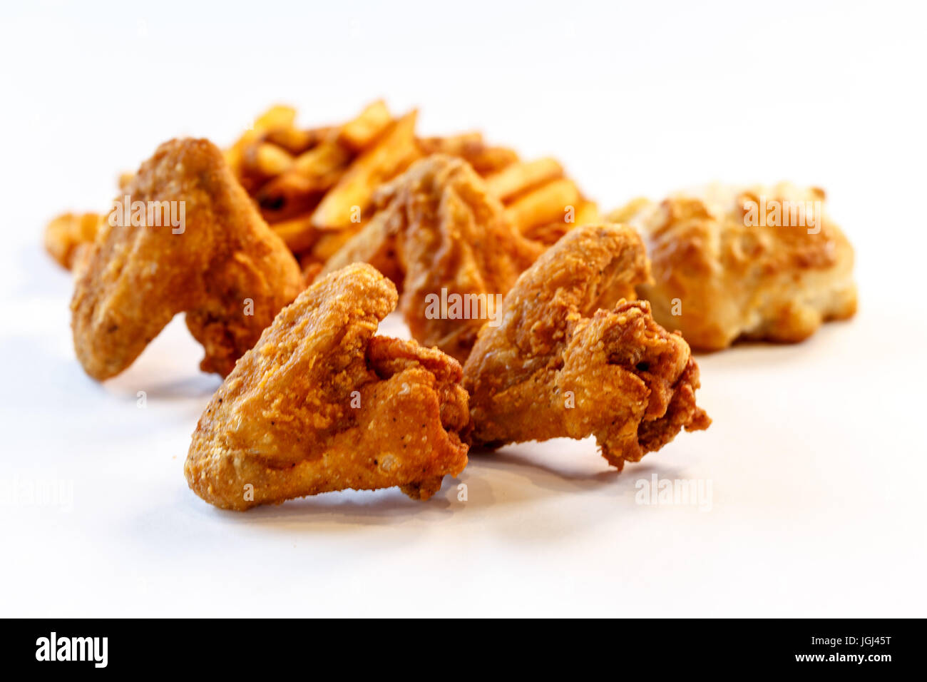 fried chicken dinner Stock Photo - Alamy