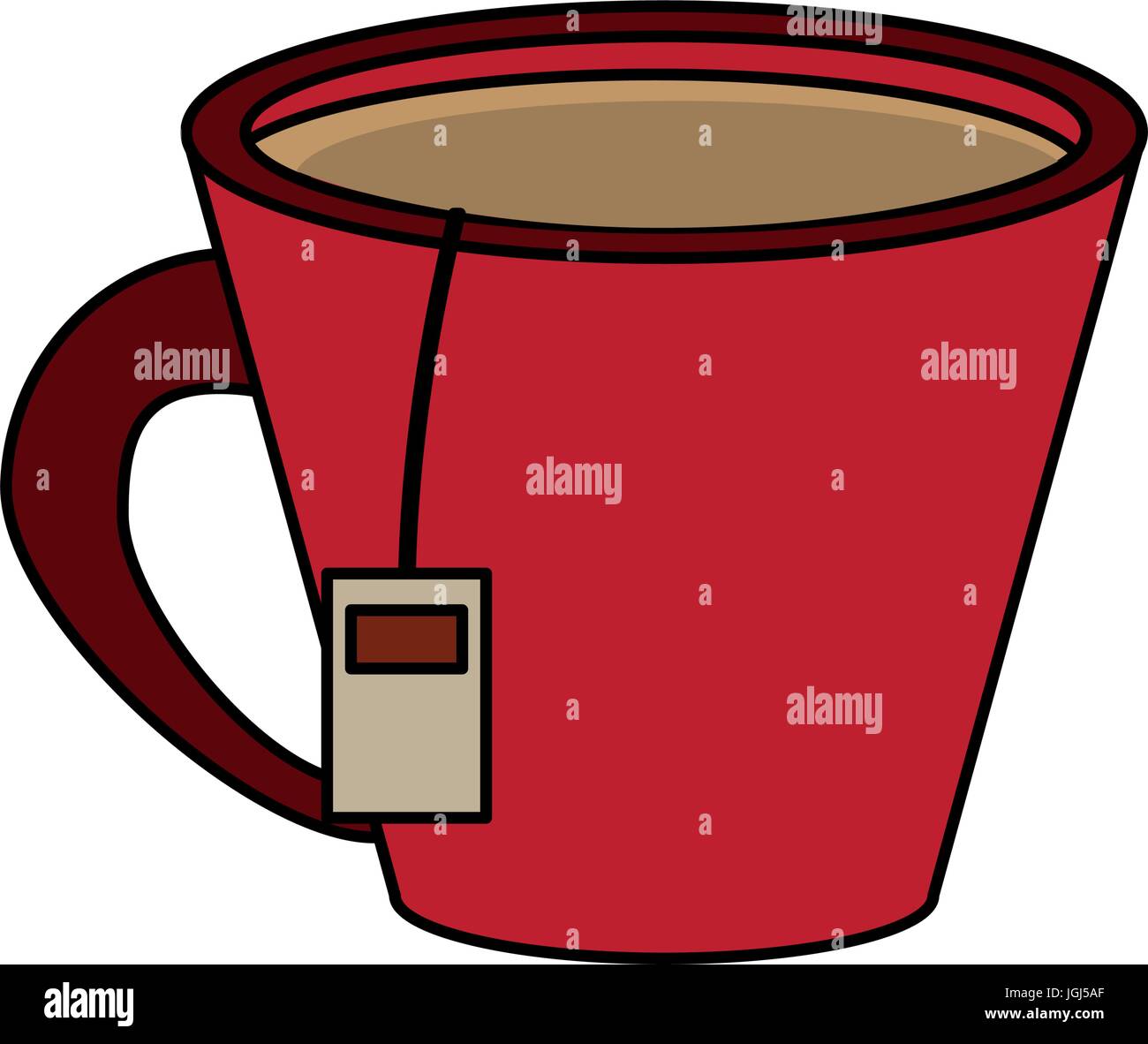 Tea Cup Design Stock Vector Image Art Alamy