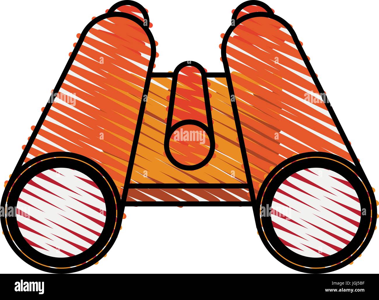 Binoculars vector illustration Stock Vector Image & Art - Alamy