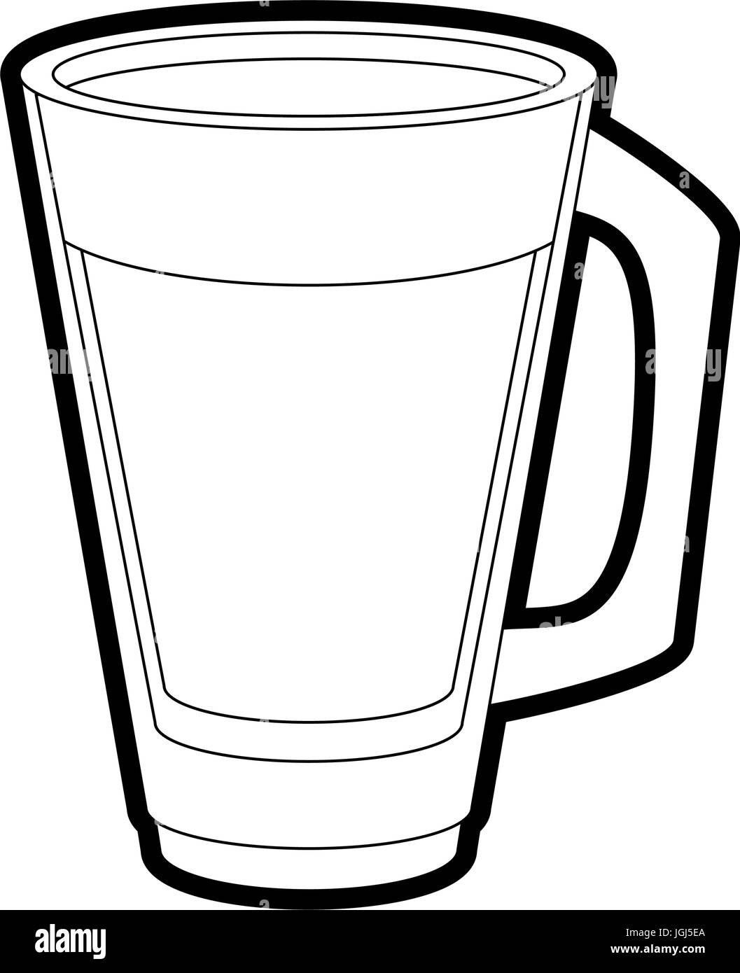 glass vector illustration Stock Vector